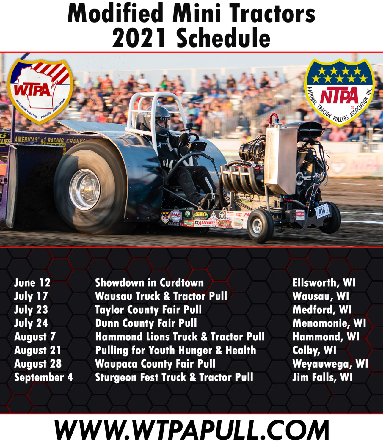 2021 Class Schedules Wisconsin Tractor Pullers Association