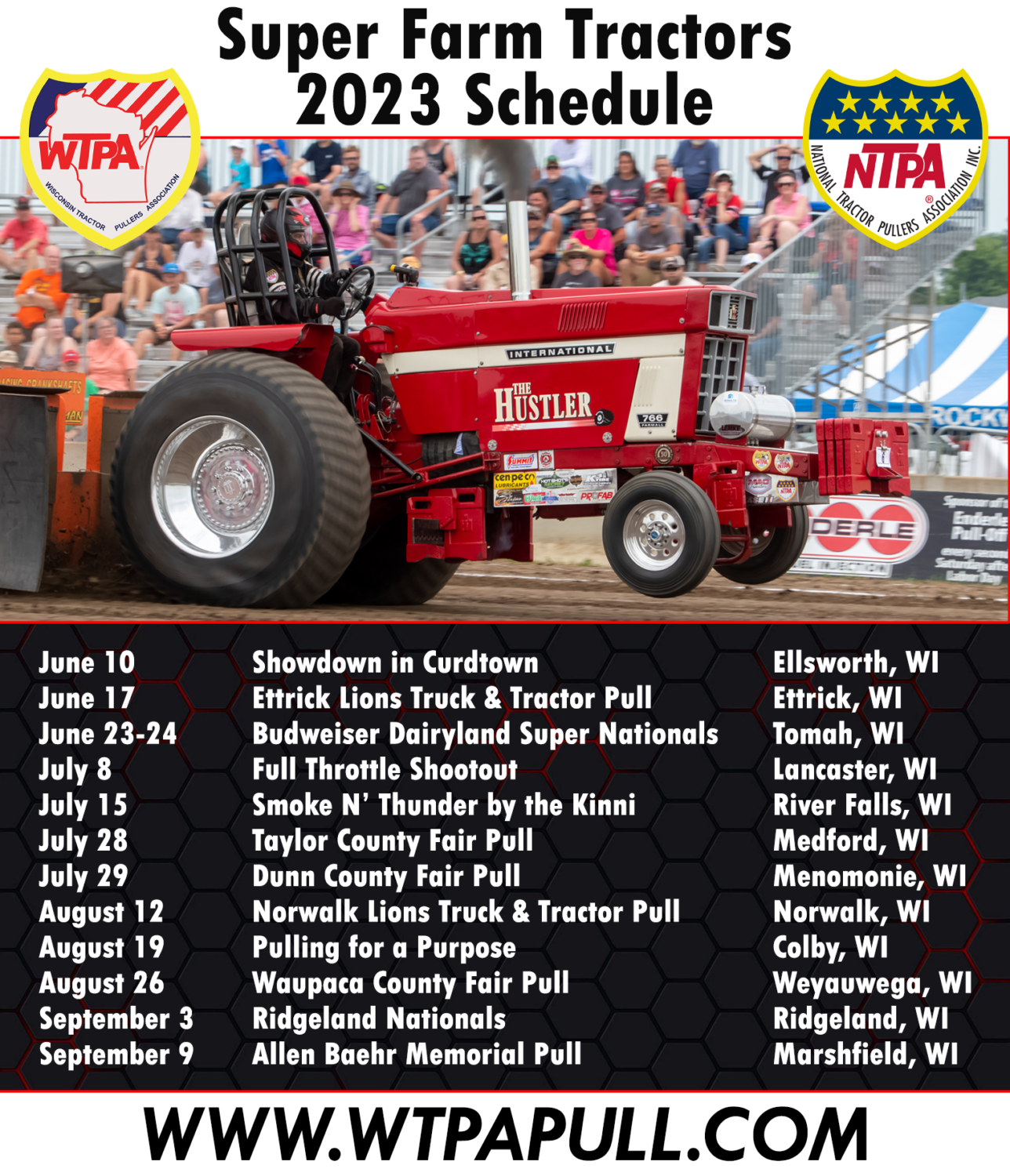 2023 Class Schedules Wisconsin Tractor Pullers Association