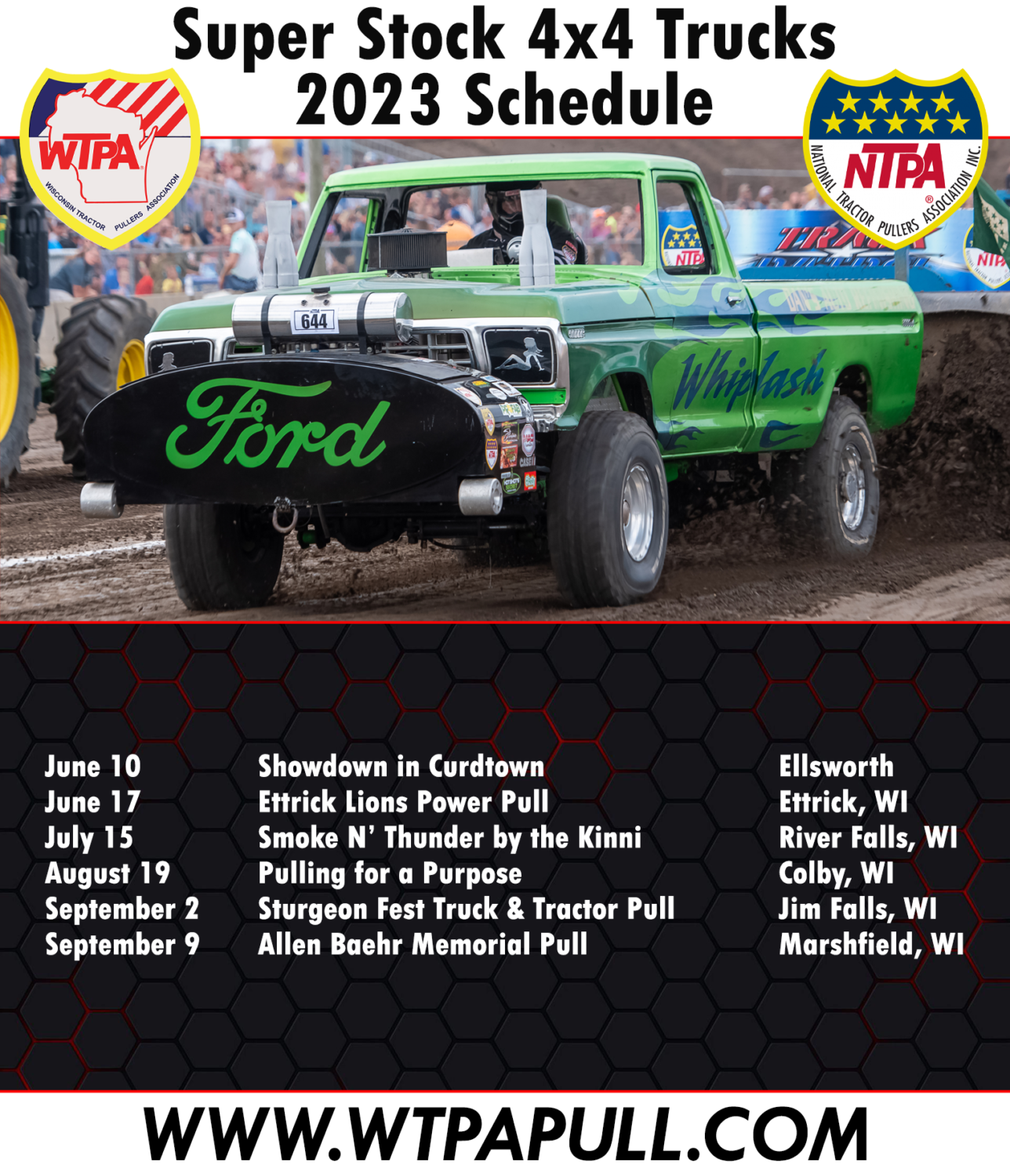 2023 Class Schedules Wisconsin Tractor Pullers Association