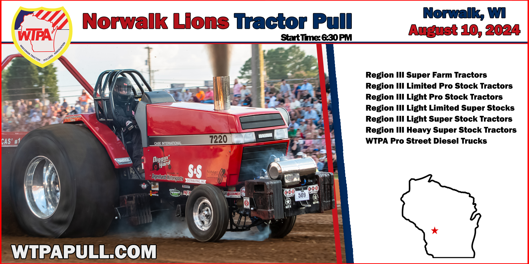Norwalk, WI Wisconsin Tractor Pullers Association