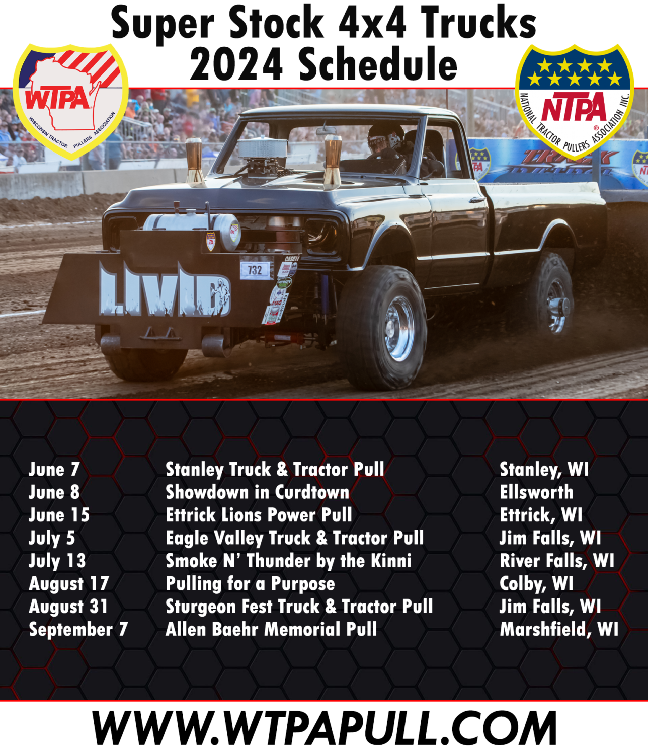 2024 Class Schedules Wisconsin Tractor Pullers Association